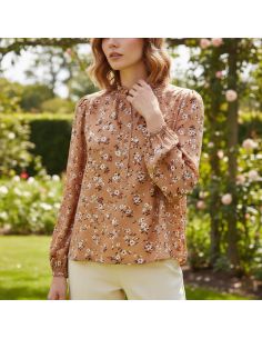 Tissu viscose Rosier sauvage - Alezan 2