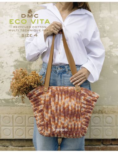 Catalogue Coton recyclé Eco Vita 4 DMC - 6 modèle de sacs