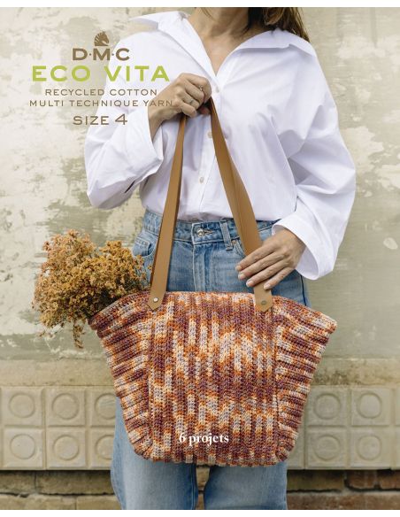 Catalogue Coton recyclé Eco Vita 4 DMC - 6 modèle de sacs