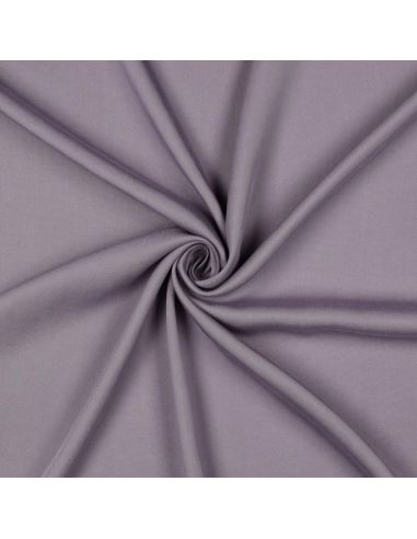 Tissu tencel effet peau de pêche - Gris de lin