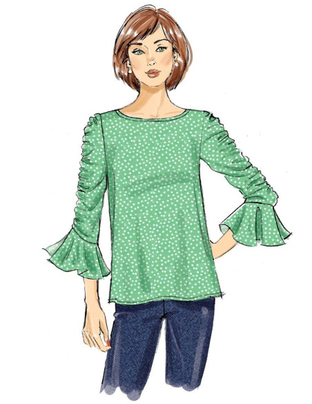 Patron de haut - Butterick 6687