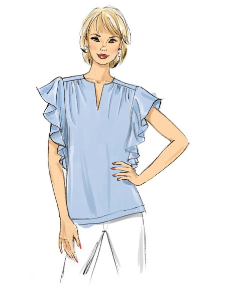 Patron de haut - Butterick 6688