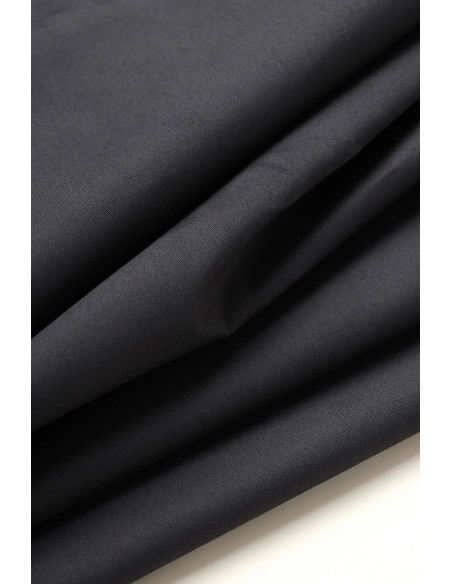 Tissu coton chino stretch Deep Charcoal - Atelier Brunette