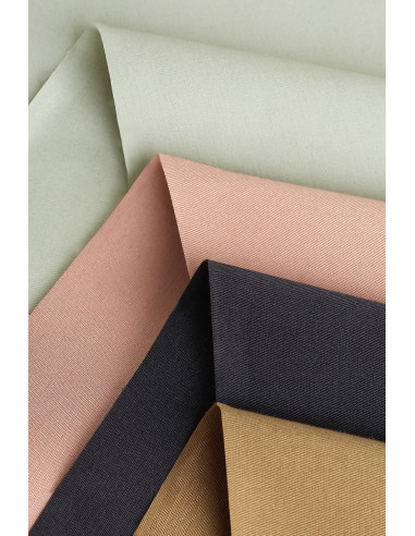 Tissu coton chino stretch Deep Charcoal - Atelier Brunette