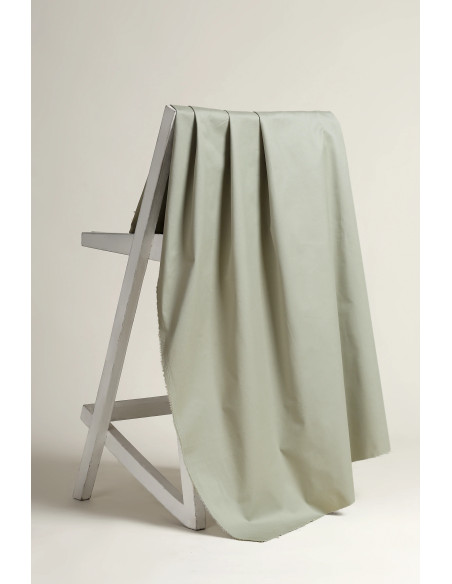 Tissu coton chino stretch Mineral Green - Atelier Brunette