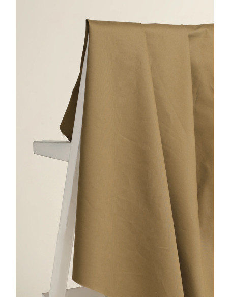 Tissu coton chino stretch Iced Mocha - Atelier Brunette