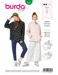 Patron de sweat-shirt - Burda 6253