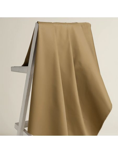Tissu coton chino stretch Iced Mocha - Atelier Brunette