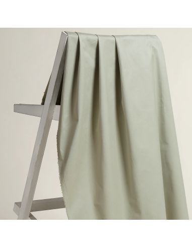 Tissu coton chino stretch Mineral Green - Atelier Brunette