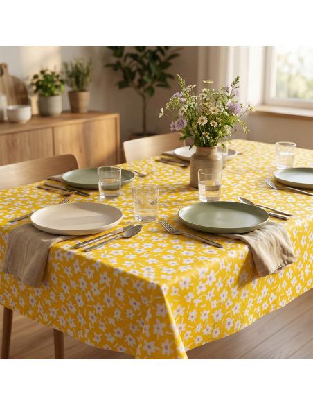 Toile cirée Captain Cook Happy Days - Ambre