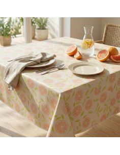 Nappe toile cirée Captain Cook Slice Me Up - Nude 2