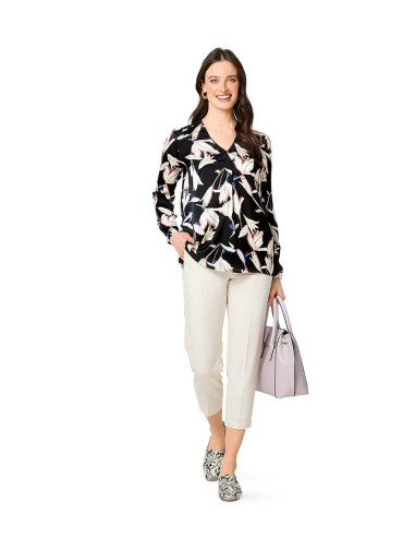 Patron de blouse en col V - Burda 6278