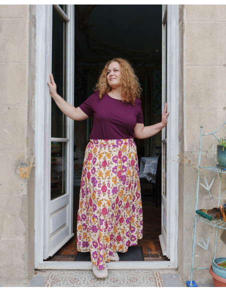 Tissu viscose Dalia crème - Lise Tailor