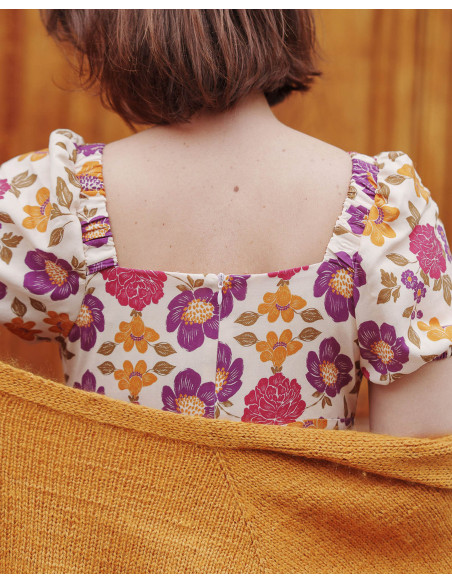 Tissu viscose Dalia crème - Lise Tailor