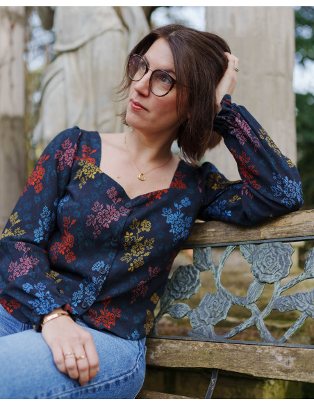 Tissu viscose Empreinte - Lise Tailor