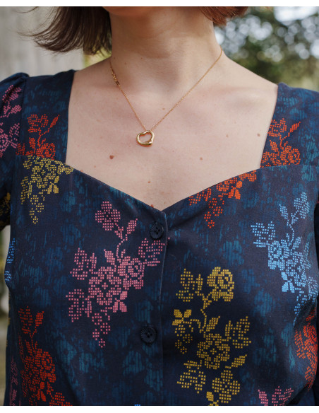 Tissu viscose Empreinte - Lise Tailor