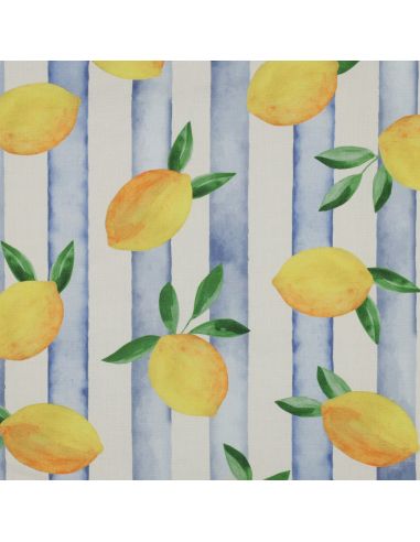Toile de coton canvas - Citrons