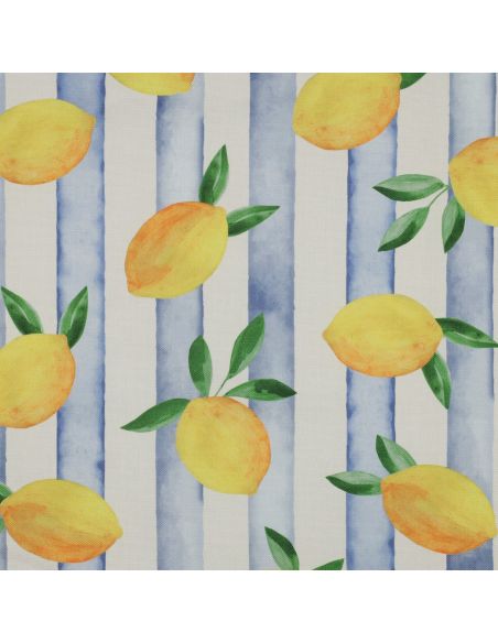 Toile de coton canvas - Citrons