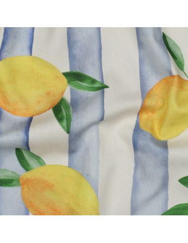 Toile de coton canvas - Citrons