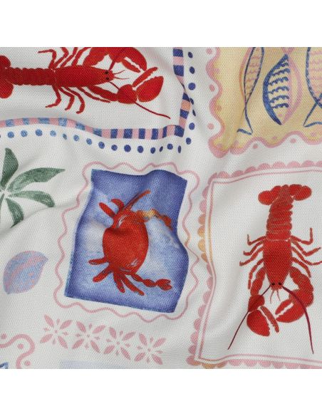 Toile de coton canvas - Patchwork estival