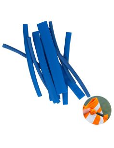 Lot de 10 gaines thermorétractable pour cordon - Bleu