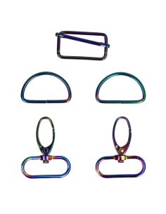 Ensemble de boucles pour sacs & bananes 32 mm - Rainbow