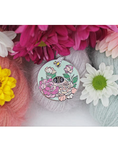 Pin's compteur de rangs - Printemps