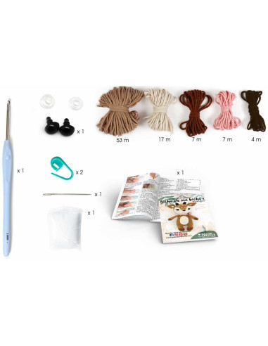 Kit crochet - Biche oh ma biche !