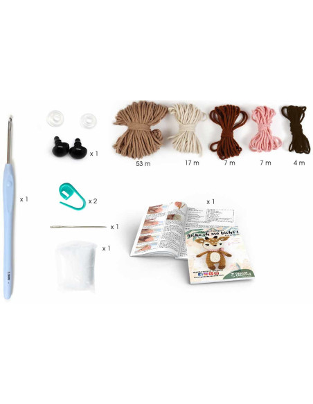 Kit crochet - Biche oh ma biche !