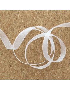 Ruban organza - Blanc
