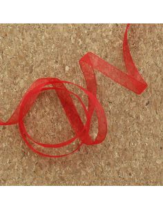 Ruban organza - Rouge