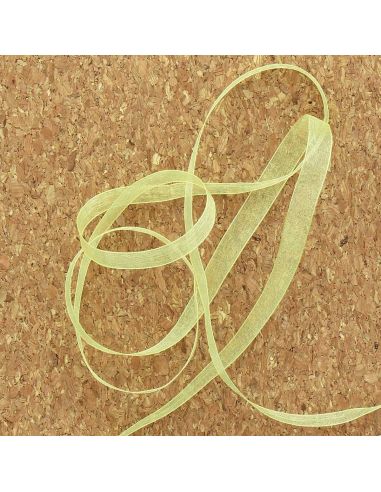Ruban organza - Vert anis