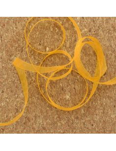 Ruban organza - Jaune or