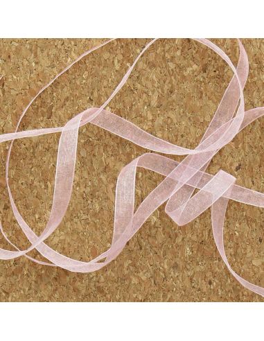Ruban organza - Rose clair