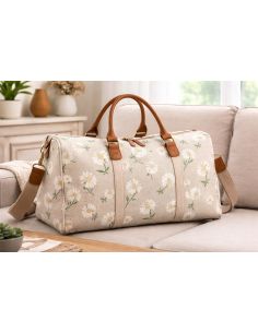 Toile de coton canvas premium - Marguerites 2