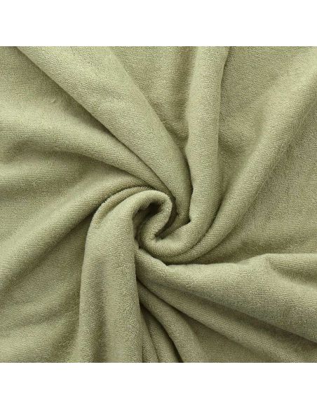 Tissu micro éponge viscose - Amande