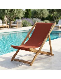 Toile transat - Ocre rouge 2
