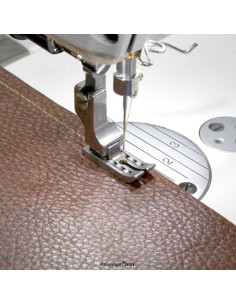 Pied rouleau pour cuir
