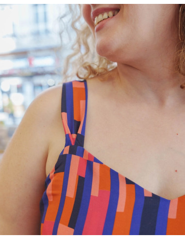 Tissu viscose Bookline - Lise Tailor