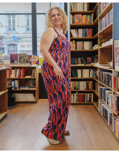 Tissu viscose Bookline - Lise Tailor