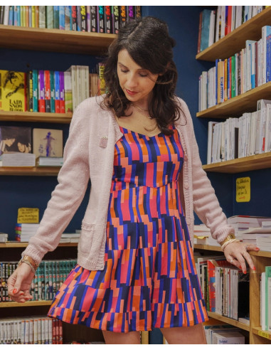 Tissu viscose Bookline - Lise Tailor