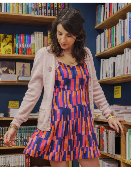 Tissu viscose Bookline - Lise Tailor
