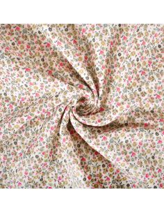 Tissu double gaze imprimé - Caseille