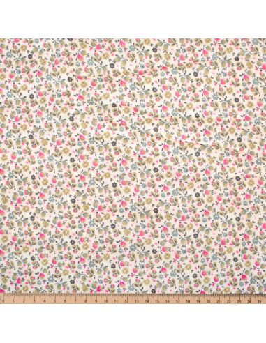 Tissu double gaze imprimé - Caseille