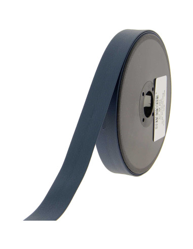 Biais Uni Jersey BLEU MARINE Coton 20 mm Vendu Au Mètre (Bleu