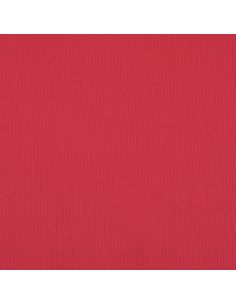 Tissu jersey coton côtelé - Rouge 2