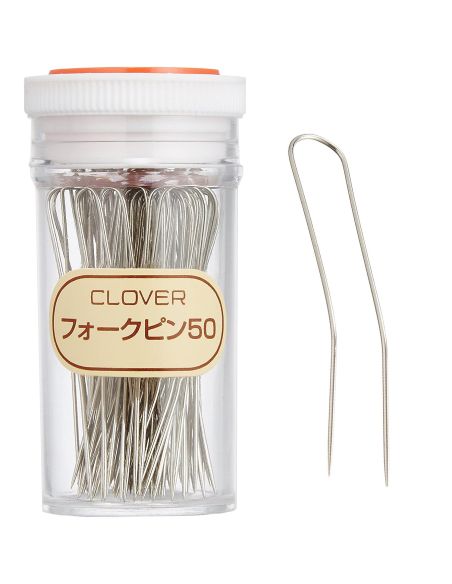 Boite de 50 épingles fourches Clover