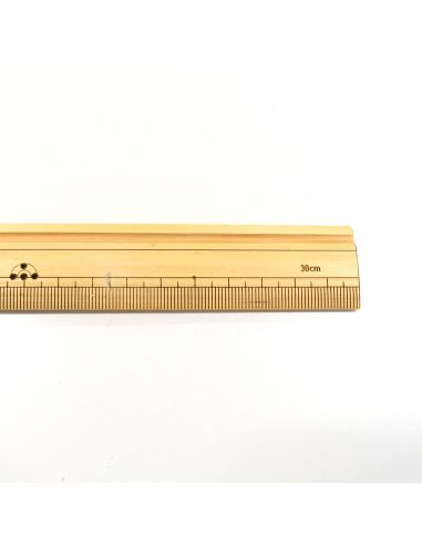 Règle de couture en bambou 30 cm – patronage et mesure