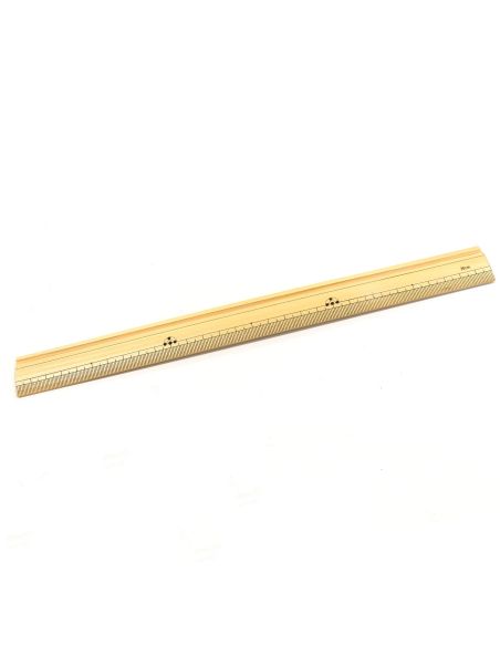 Règle de couture en bambou 30 cm – patronage et mesure