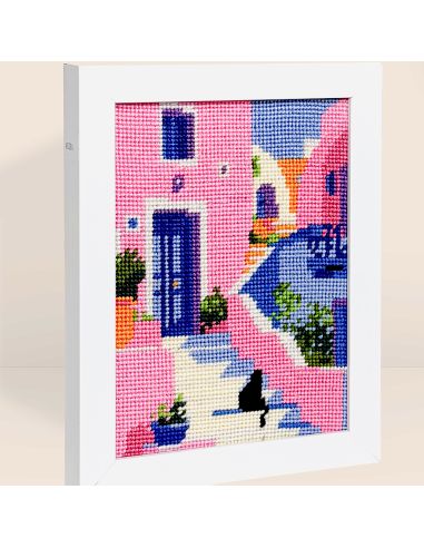 Kit canevas par Milpoint - Escalier méditerranéen